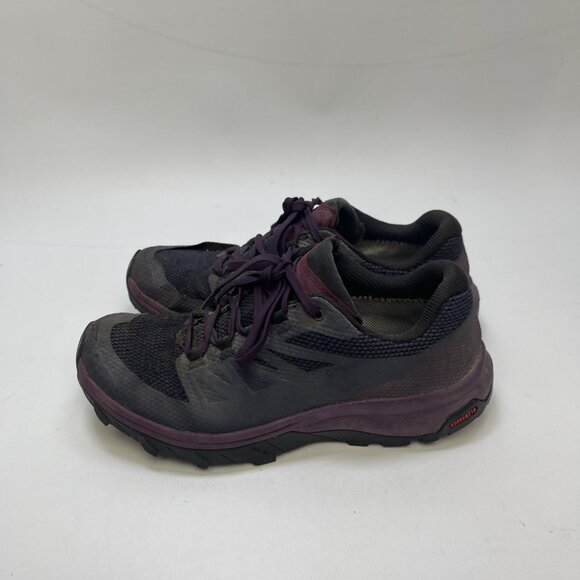 Salomon Outline Goretex Trail Running Hike Purple/black 6 US (4.5*UK) Read* - Picture 3 of 16